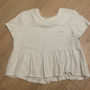 White flowy pacsun top